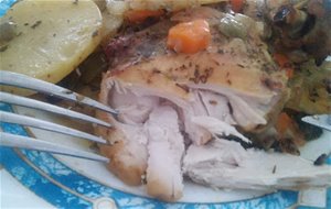 Muslos De Pollo A La Mostaza Y Finas Hierbas
