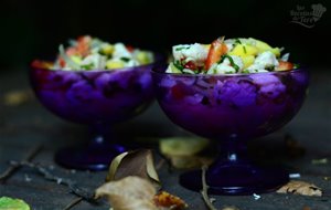 Ceviche De Perca Con Mango
