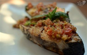 
corvina A La Plancha Con Vinagreta Mediterránea.
