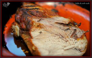 
paleta De Cerdo Asada Al Horno.
