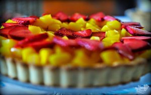 
tartaleta De Mango Y Fresas.
