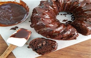 Budin De Pasta De Avellanas Y Chocolate Con Relleno
