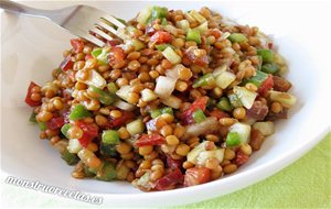 Ensalada Refrescante De Lentejas
