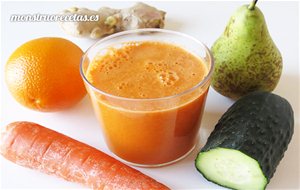 Zumo Antioxidante De Naranja Y Zanahoria
