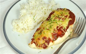 Pechugas Al Horno Con Tomate Y Mozzarella
