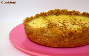 Tarta De Natillas Con Galleta
