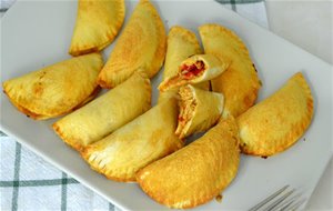 Empanadillas De Pollo &#161;con Pan De Molde! Al Horno 
