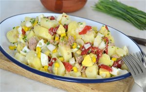 Ensalada De Patata Y Atún &#161;fácil Y Rica!
