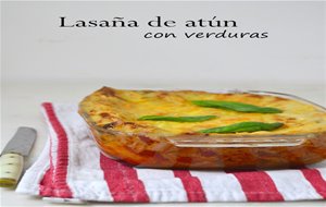 Lasaña De Atún Y Verduras &#161;fácil Y Deliciosa!
