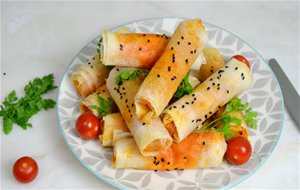 Rollitos De Atún Con Tomate Y Huevo
