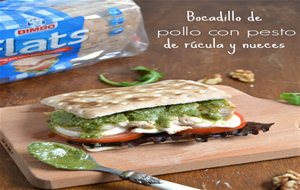 Bocadillo De Pollo Con Pesto #retoflats (&#161;y Sorteo!)
