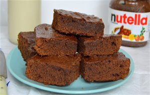 Brownie De Nutella &#161;con Solo 3 Ingredientes!
