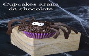 Cupcakes Araña De Chocolate. Receta De Halloween
