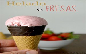 Helado De Fresas (con Heladera)
