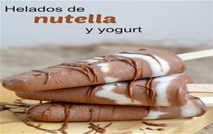Helados De Nutella Y Yogurt  (solo 2 Ingredientes!!)
