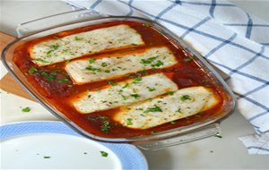 Merluza Con Tomate Al Horno &#161;fácil, Sana Y Deliciosa!
