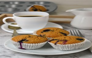 Muffins De Arándanos Y Limón #asaltablogs
