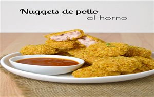 Nuggets De Pollo Al Horno &#161;super Crujientes!
