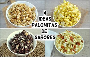 4 Ideas De Palomitas De Sabores &#161;dulces Y Saladas!
