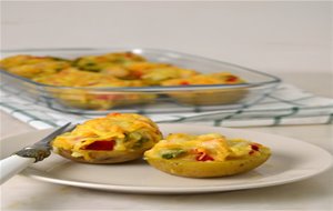 Patatas Rellenas De Pollo Gratinadas &#161;riquísimas Y Muy Fáciles De Preparar!
