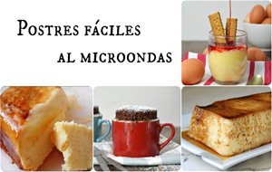 4 Postres Fáciles Al Microondas 
