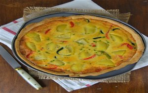 Quiche De Verduras Con Patatas
