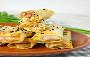 Rollitos De Pollo, Queso Y Bacon &#161;una Receta De Aprovechamiento Deliciosa!
