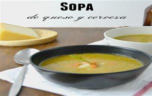 Sopa De Queso Idiazabal Y Cerveza 
