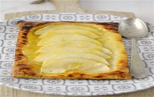 Tarta De Manzana Con Hojaldre &#161;fácil Y Deliciosa!
