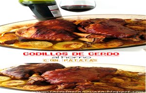 
codillos De Cerdo Al Horno Con Patatas
