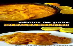 
filetes De Pavo En Salsa De Limón
