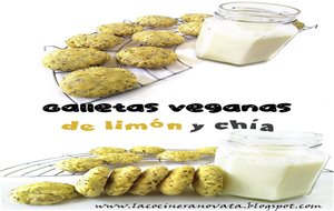 
galletas Veganas De Limón Y Chía
