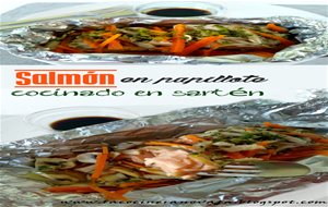 
salmón En Papillote Cocinado En Sartén
