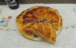 Empanada De Hojaldre Y Pisto Con Atún Y Huevo.
