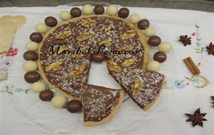 Pizza Integral De Nutella.
