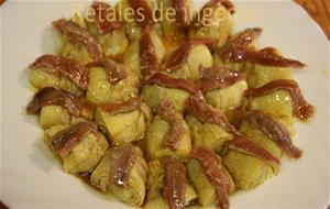 Alcachofas Con Anchoas
