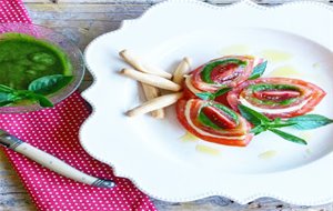 Ensalada Caprese.
