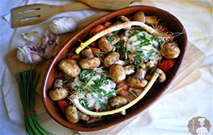 Hamburguesas Sabrosas Al Horno Con Verduras
