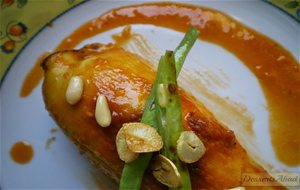 Calamares Rellenos De Arroz Y Frutos Secos Con Salteado De Judías
