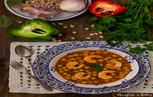 Garbanzos Con Langostinos
