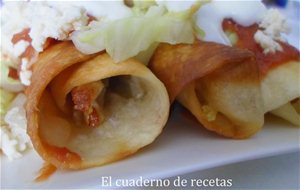 Flautas De Pollo O Tacos Dorados
