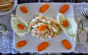 Ensalada De Col O Coleslaw.
