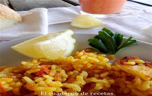 Arroz Al Horno Con Coliflor Y Chocos
