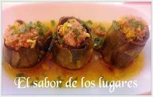 Alcachofas Rellenas De Carne.
