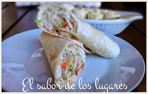 Wraps De Cangrejo.
