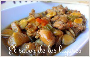 Pollo Con Almendras.
