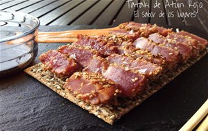 Tataki De Atún Rojo.
