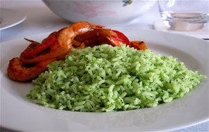 Arroz Al Cilantro
