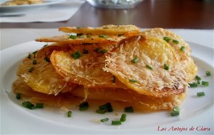 Patatas Al Horno Crujientes Con Parmesano
