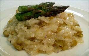 Risotto De Espárragos Verdes
